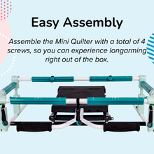 Load image into Gallery viewer, Mini Quilter Tabletop Fabric Frame