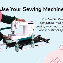 Load image into Gallery viewer, Mini Quilter Tabletop Fabric Frame