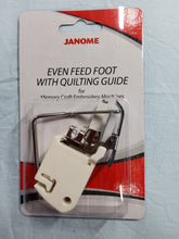 Load image into Gallery viewer, Janome Even Feed Foot with Quilting Guide for Memorty Craft Embroidery Machines 7mm