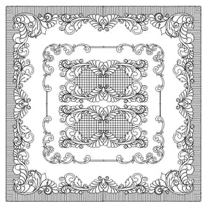 "Fluer" -Paper Pattern Wholecloth Design