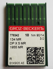 Load image into Gallery viewer, GROZ-BECKERT QUILTING NEEDLES 134MR SET OF 10 NEEDLES*