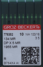 Load image into Gallery viewer, GROZ-BECKERT QUILTING NEEDLES 134MR SET OF 10 NEEDLES*
