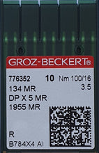 Load image into Gallery viewer, GROZ-BECKERT QUILTING NEEDLES 134MR SET OF 10 NEEDLES*