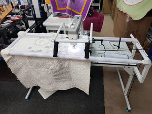 Q-Zone Hoop Frame with Janome HD9 Sewing Machine Floor stock