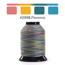 Load image into Gallery viewer, Finesse - Varigated Colors QUALITY QUILTING THREAD by Wonderfil for the Grace Company