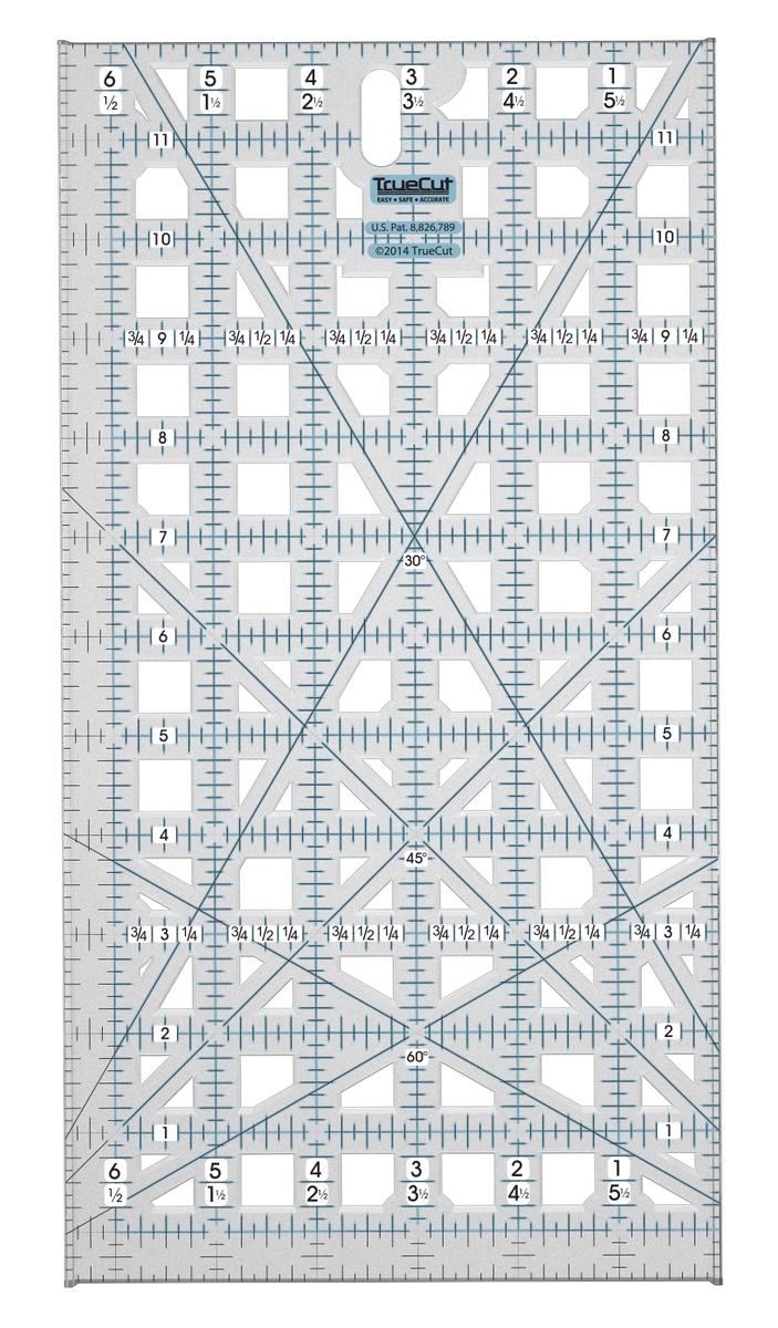 9.5 x 9.5 Inch Square  TrueCut Square Quilting Ruler