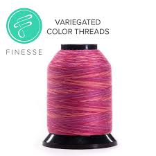 Finesse - Varigated Colors QUALITY QUILTING THREAD by Wonderfil for the Grace Company