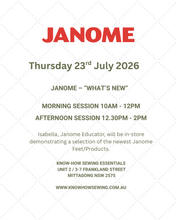 Load image into Gallery viewer, Janome Feet &amp; Accessories Demonstration
