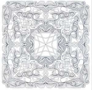 "Elsa" Paper Pattern Wholecloth Design