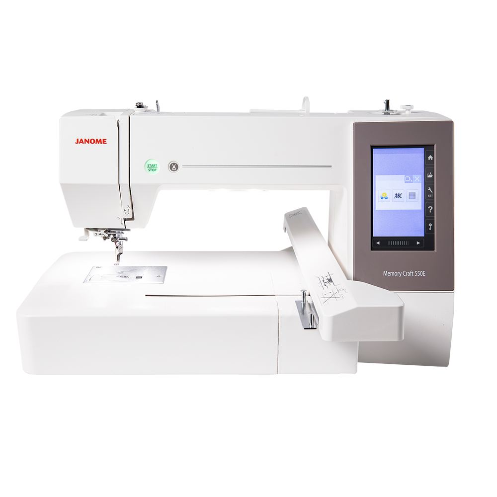 Janome MC550E Embroidery Machine Demo Model – Know-How Sewing Essentials